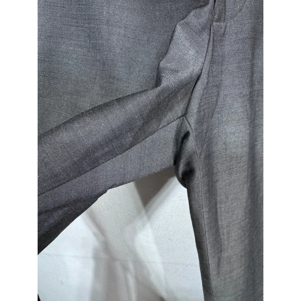 INC 36x34 Gray Dress Pants Men's Slim Fit Sharkskin Flat‎ Front Business